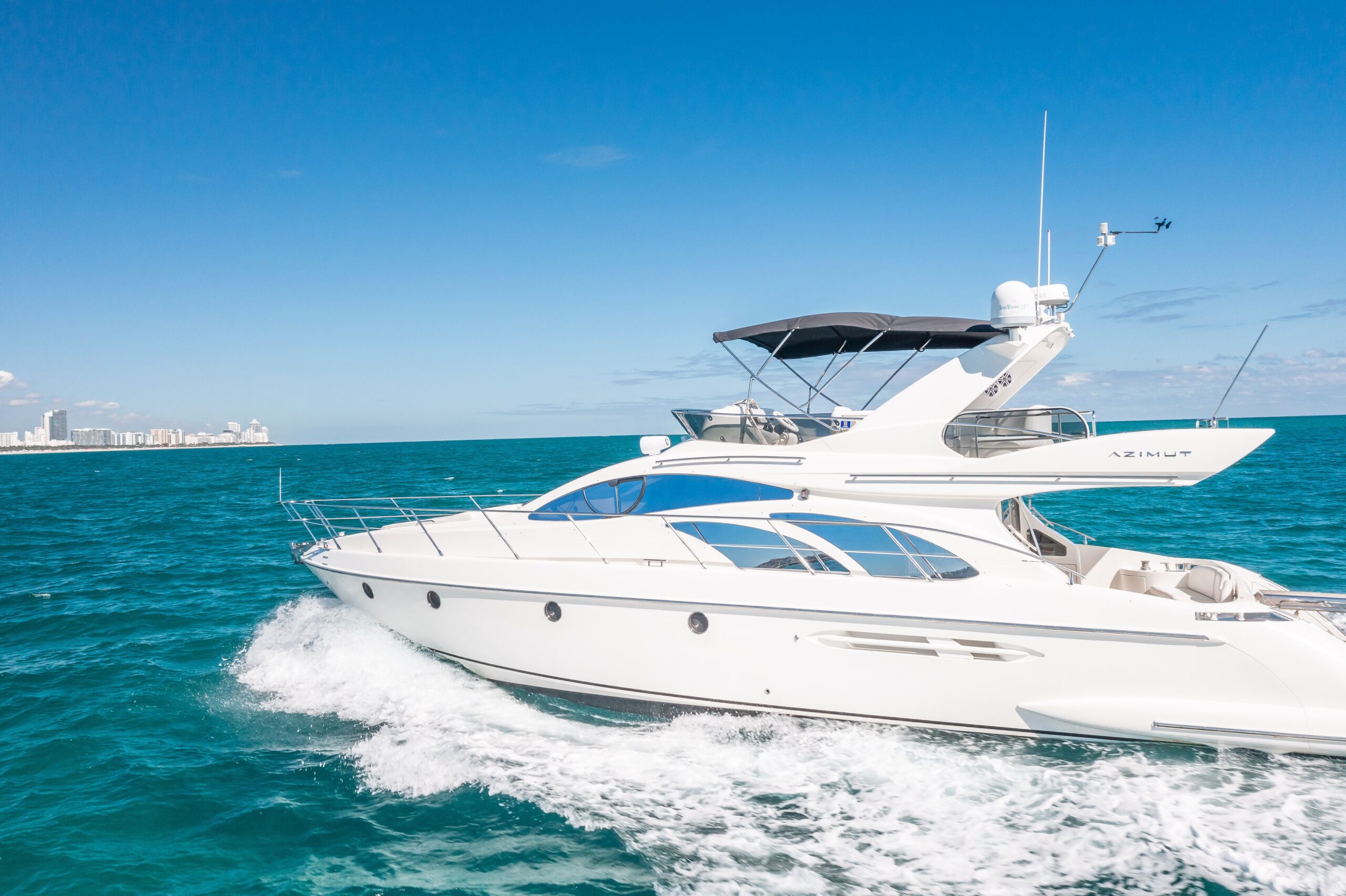 Azimut 53ft Miami $1450 | Miami Beach 1 %Miami Yacht Rentals%