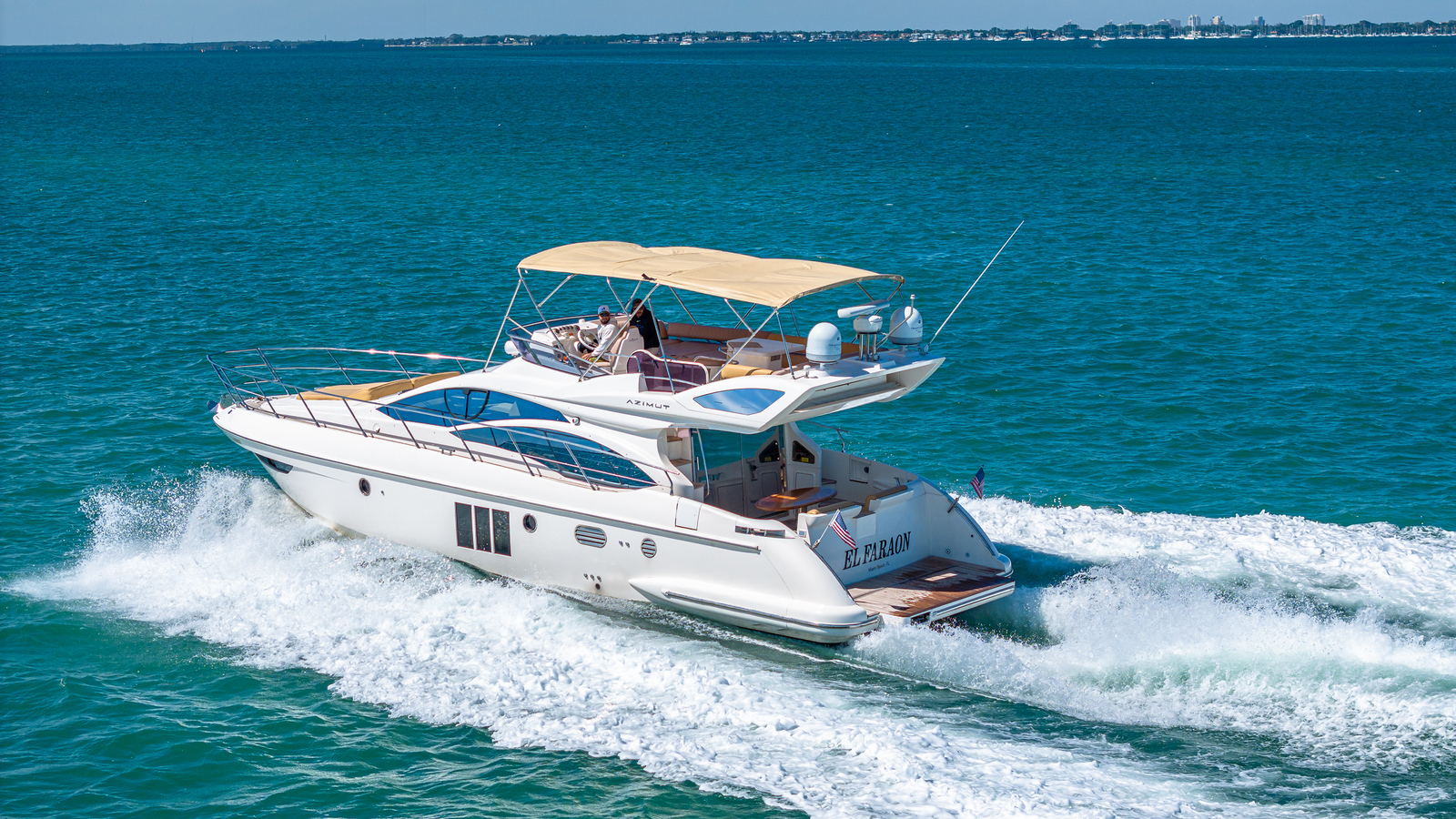 Azimut 55ft Yacht | Miami 1 %Miami Yacht Rentals%