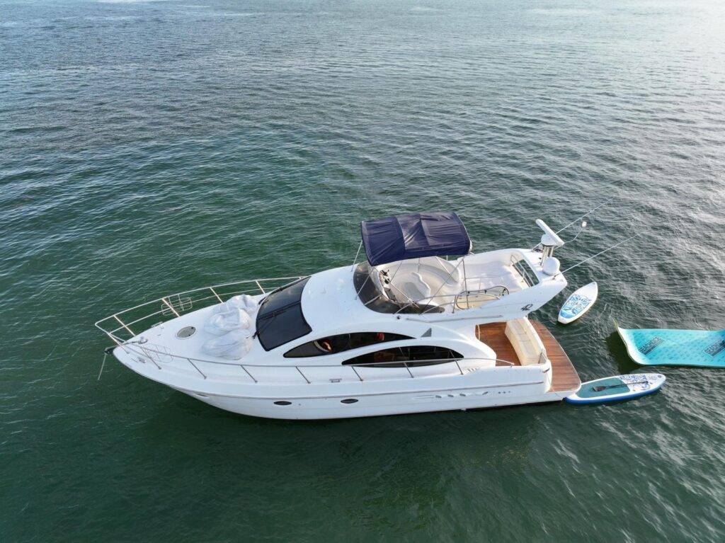 50ft Azimut Yacht Rental Miami Rickenbacker Marina 🚤 | Exclusive Charter Adventure from $800 2 %Miami Yacht Rentals%