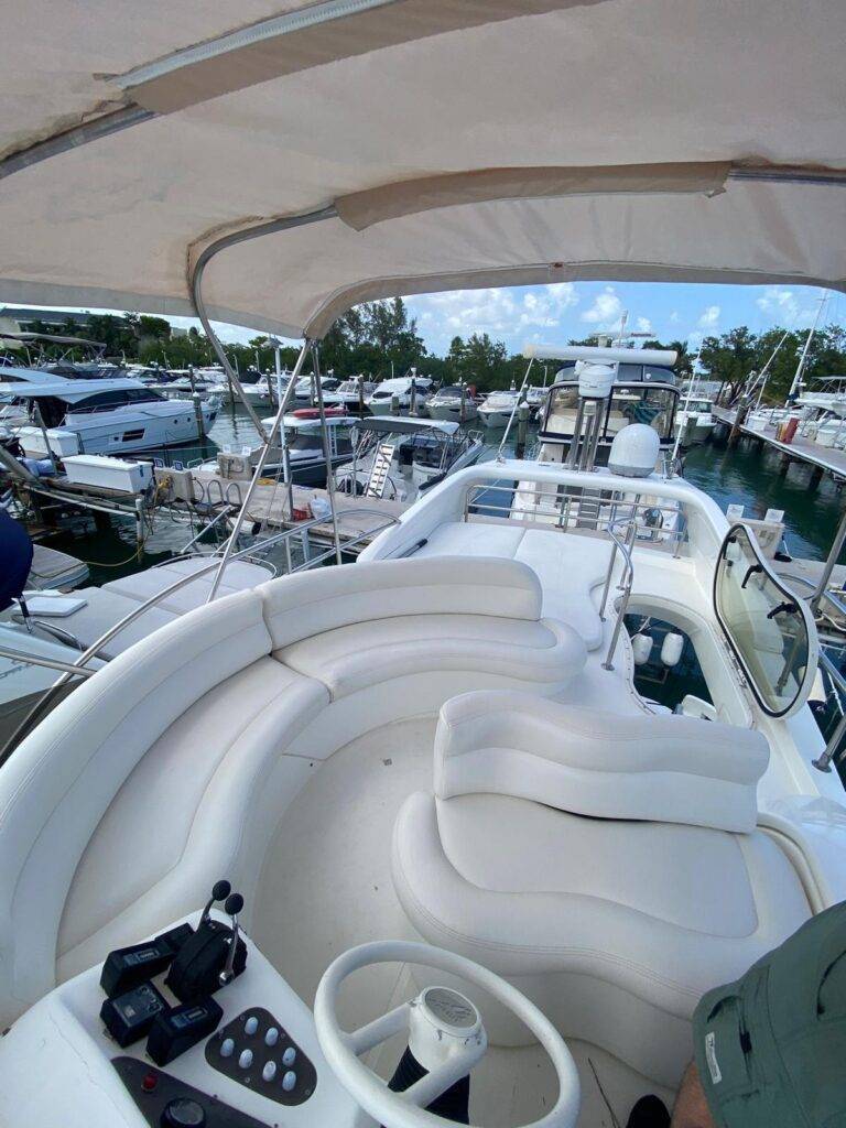 50ft Azimut Yacht Rental Miami Rickenbacker Marina 🚤 | Exclusive Charter Adventure from $800 3 %Miami Yacht Rentals%
