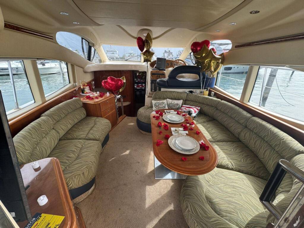 50ft Azimut Yacht Rental Miami Rickenbacker Marina 🚤 | Exclusive Charter Adventure from $800 5 %Miami Yacht Rentals%