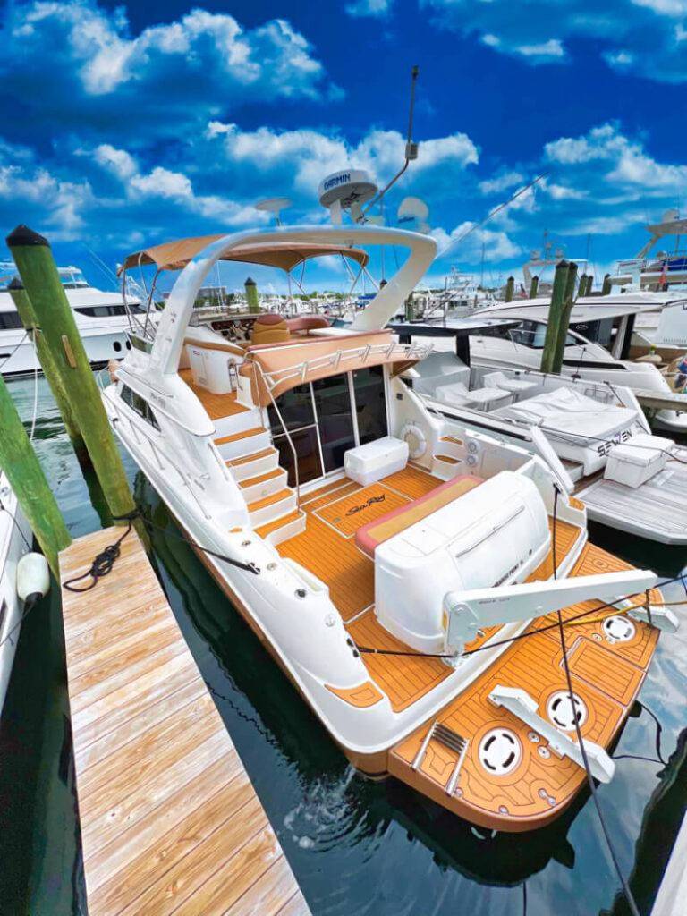 50ft SeaRay – Broker Yacht Miami 🚤 10 %Miami Yacht Rentals%