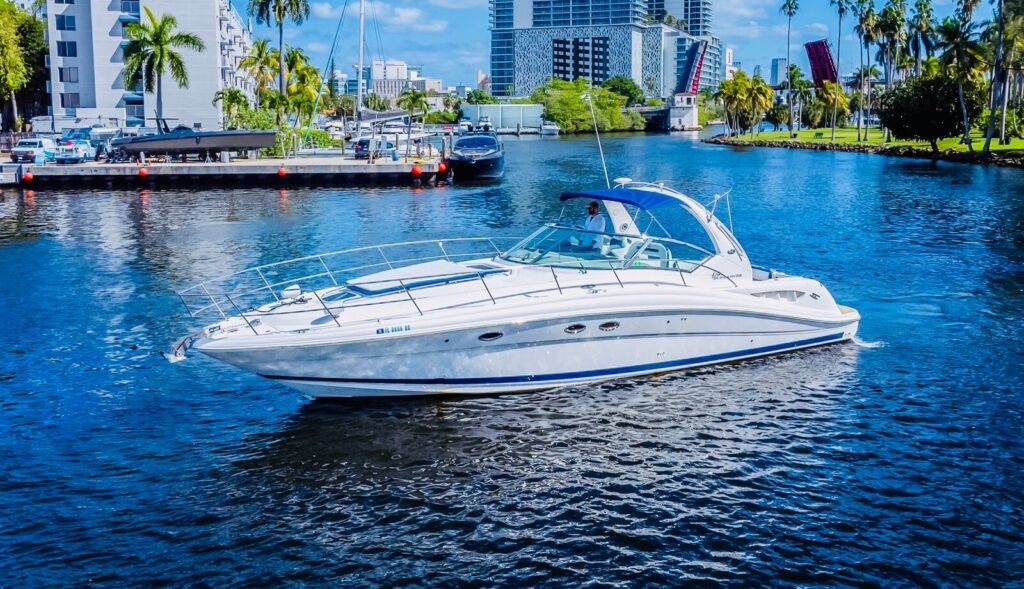 50ft SeaRay “Infinity Nights” Yacht Rental Miami 🌙 | Party Charter & Night Escape 6 %Miami Yacht Rentals%