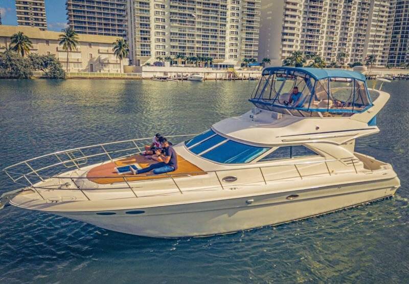51ft SeaRay “Impulsive” Yacht Rental Miami ✨ | Private Party & Cruise Charter 11 %Miami Yacht Rentals%
