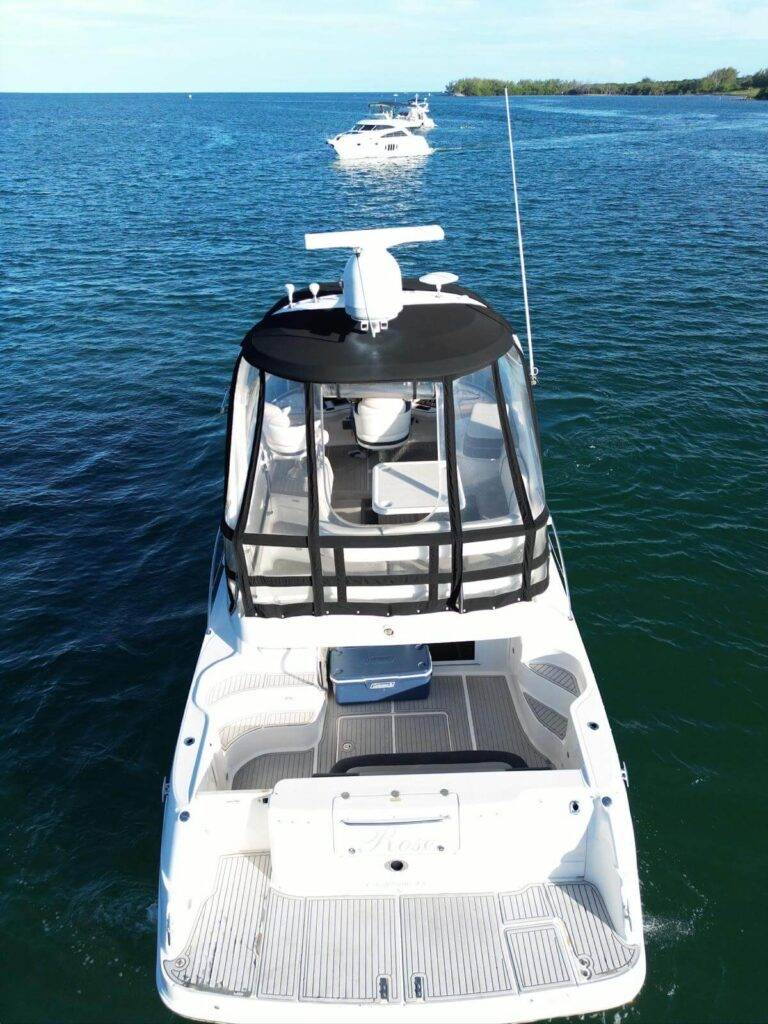 50ft SeaRay “Rose” Yacht Rental Miami 🌴 | Private Charter with Captain & Crew 7 %Miami Yacht Rentals%