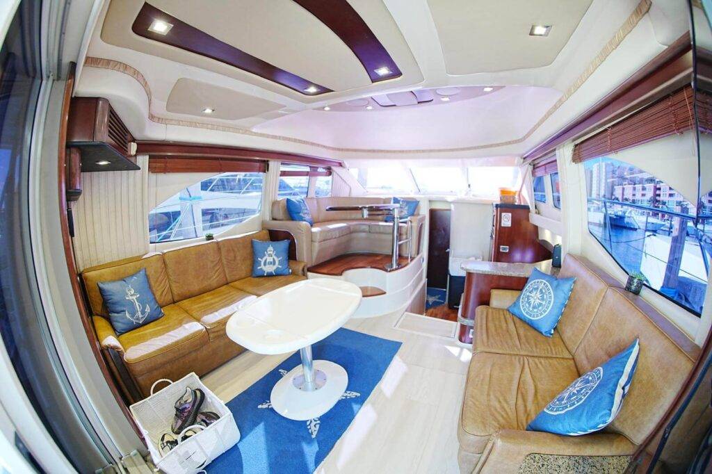 50ft SeaRay “Rose” Yacht Rental Miami 🌴 | Private Charter with Captain & Crew 8 %Miami Yacht Rentals%