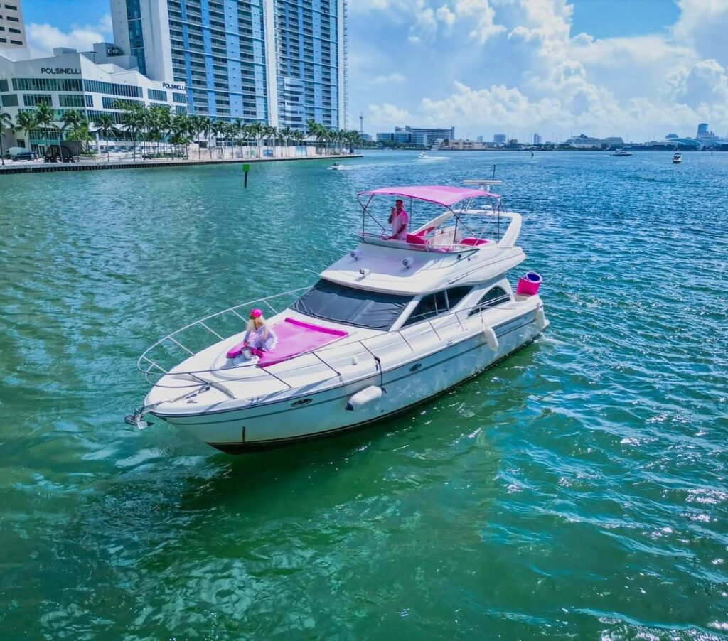 pink yachts