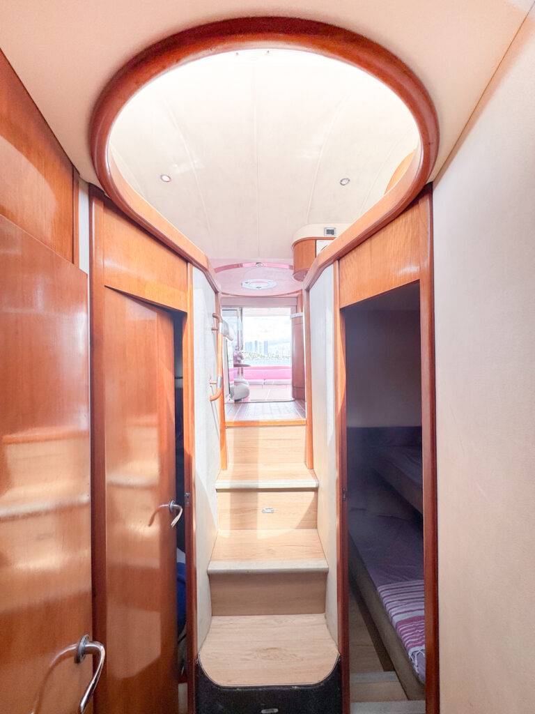 50ft Rodman Pink Miami Yacht Rental | Rosé Yacht from $1000 10 %Miami Yacht Rentals%