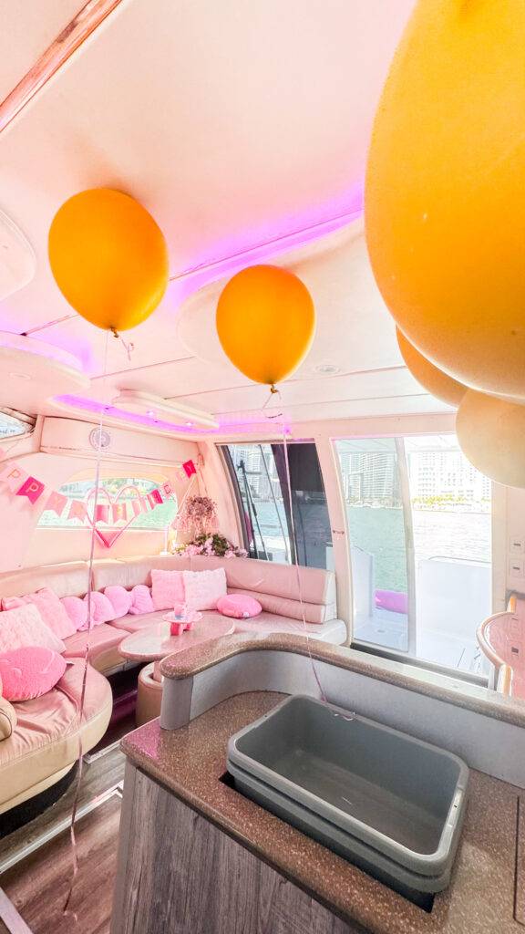 50ft Pink Maxum Miami Yacht Rental | The Barbie Yacht from $1000 2 %Miami Yacht Rentals%