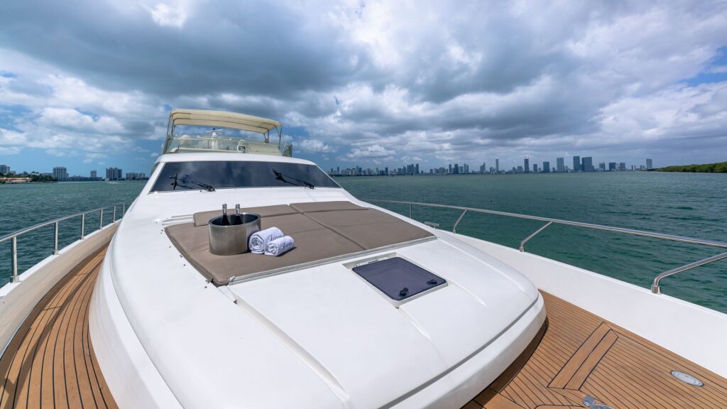 75ft Ferretti "Lumar" – Luxury Yacht Charter Experience | Miami River 34 %Miami Yacht Rentals%