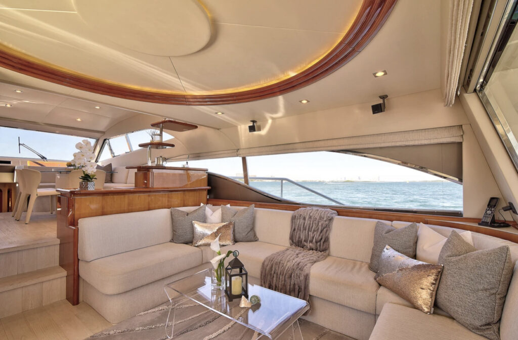 75ft Ferretti "Lumar" – Luxury Yacht Charter Experience | Miami River 33 %Miami Yacht Rentals%