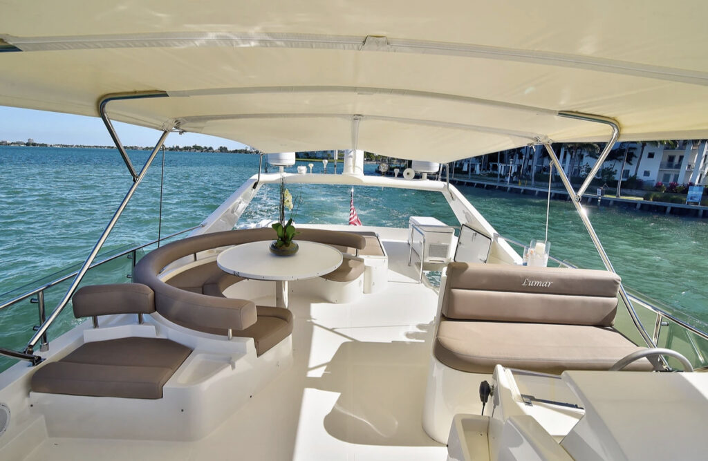 75ft Ferretti "Lumar" – Luxury Yacht Charter Experience | Miami River 25 %Miami Yacht Rentals%