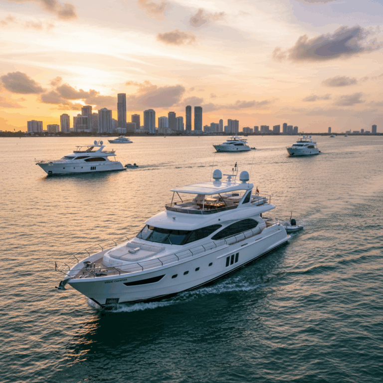 Miami Yacht Tips 📝 Expert Guides for Booking Luxury Charters 6 10–13 passenger Miami yacht options (USCG rules)