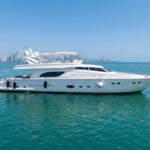 Ferretti 80’ Mega Yacht Rental in Panama for VIP Island Cruises | From $5,600