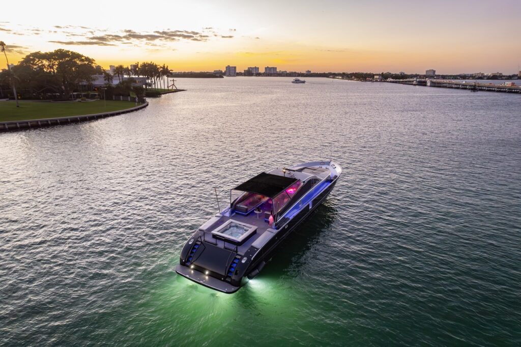 94ft Leopard “Private Key” Mega Yacht Charter from Venetian Marina, Pier 1 29 %Miami Yacht Rentals%