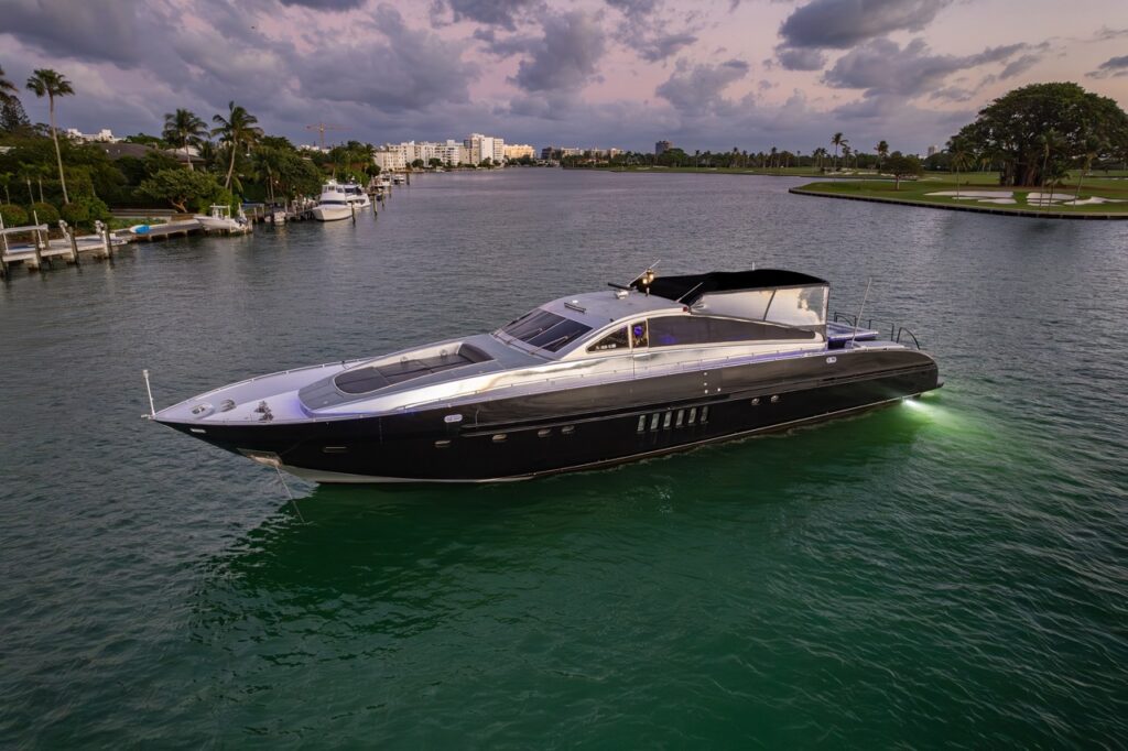 94ft Leopard “Private Key” Mega Yacht Charter from Venetian Marina, Pier 1 25 %Miami Yacht Rentals%