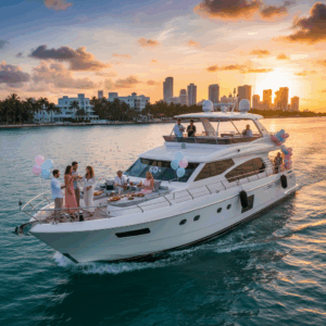 Miami Yacht Rentals 🛥️ 300+ Charters de Lujo en Miami 9 Cumpleaños en yate en Miami - paquetes por grupos de edad