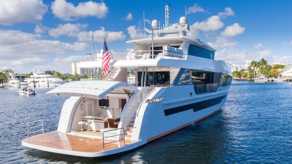 92ft Hargrave “Day One” Mega Yacht Adventure from Miami Beach Marina 13 %Miami Yacht Rentals%