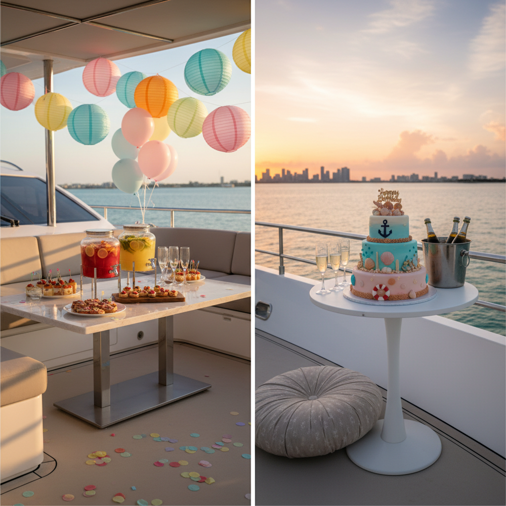 Frequently Asked Questions about Miami Birthday Yacht Charters: Packages by Age Group for Kids, Teens, Adults & VIPs Today!