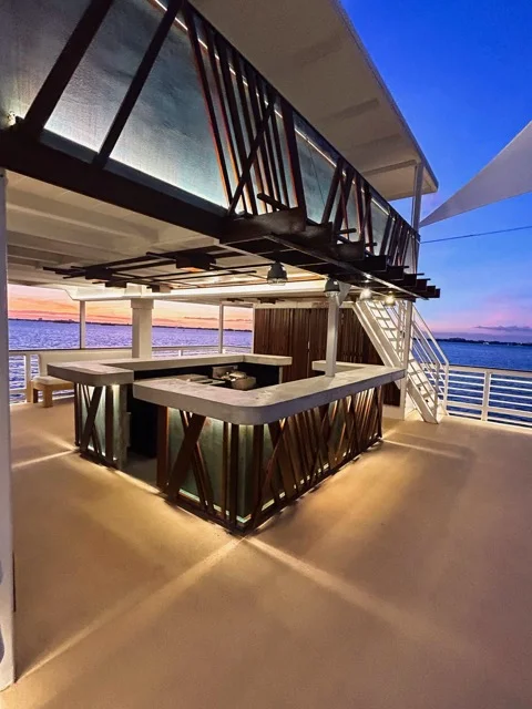 ✨The Vessel — Two-Level Floating Platform • Venue for Large Parties🔥 (Miami) 4 %Miami Yacht Rentals%