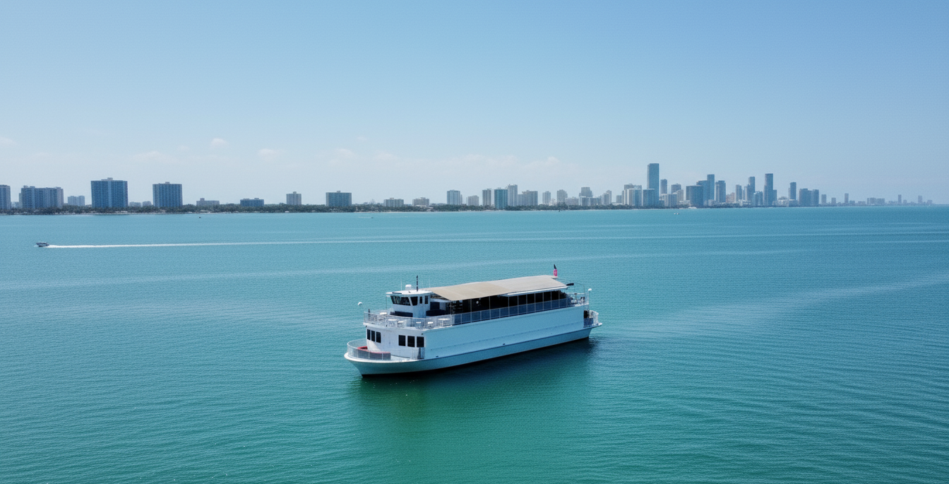 Concept image of Opus Miami yacht rental experience