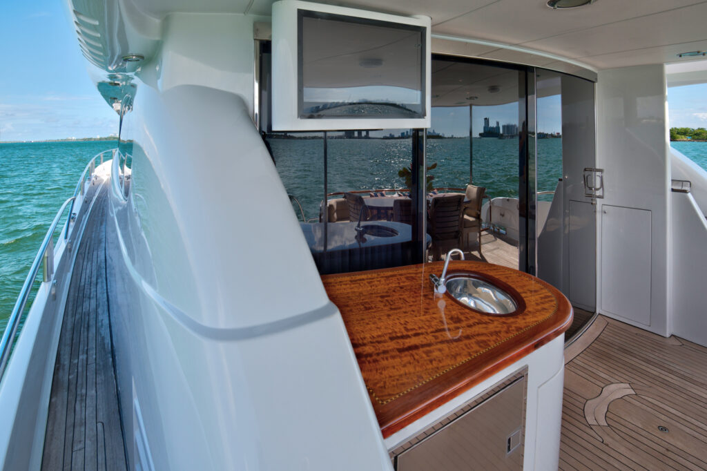 84ft Lazzara “LazzaraChip” Mega Yacht Charter in North Miami 31 %Miami Yacht Rentals%