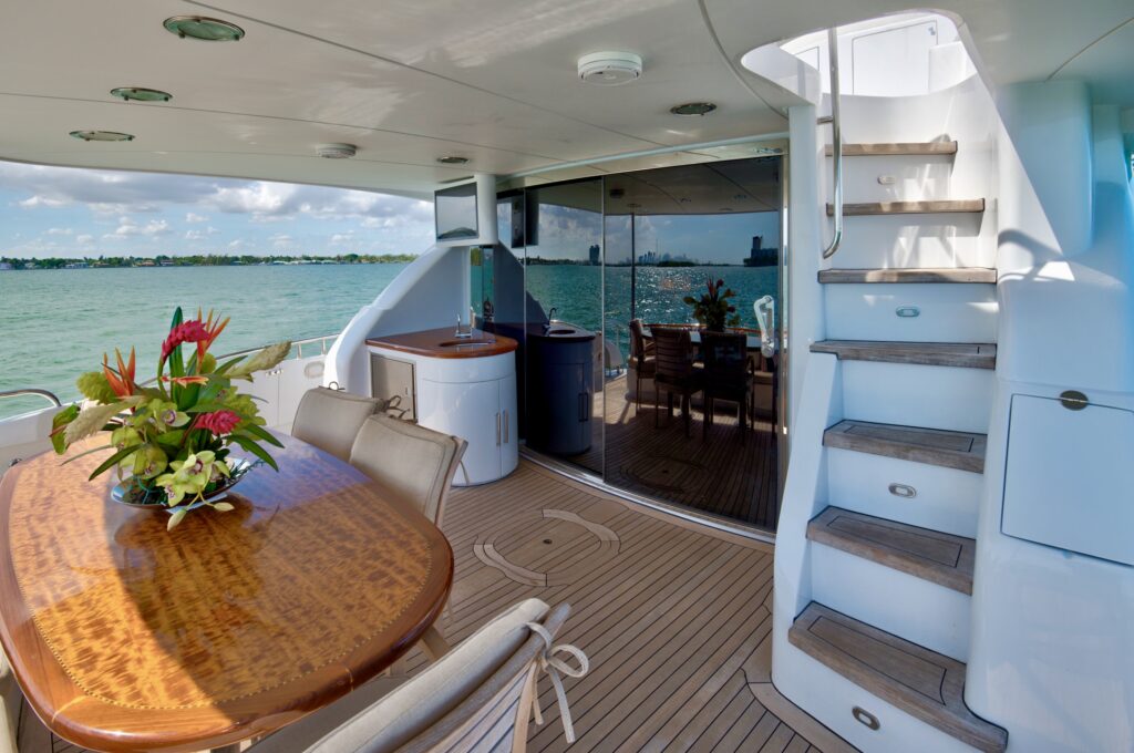 84ft Lazzara “LazzaraChip” Mega Yacht Charter in North Miami 34 %Miami Yacht Rentals%