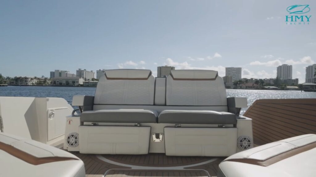 40ft Fjord “Elise” Mega Yacht Charter from River Landing Marina on the Miami River 11 %MAlquiler de yates en Miami%