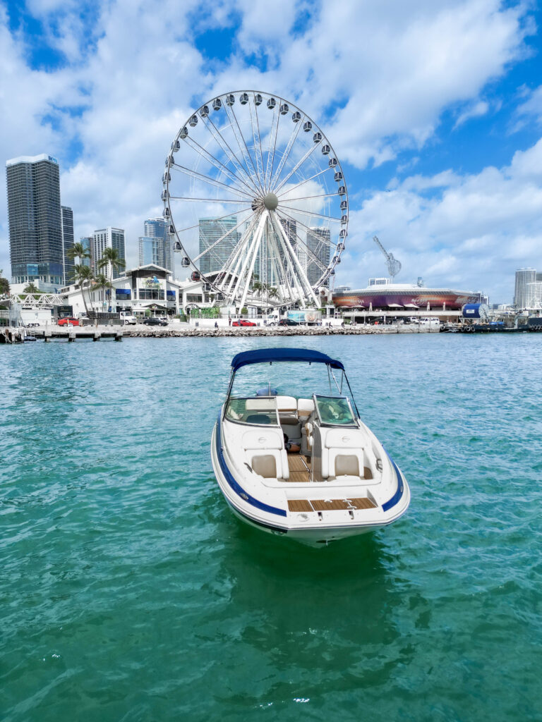 26ft Crownline Yacht Charter from 961 NW 7th St 20 %Miami Yacht Rentals%