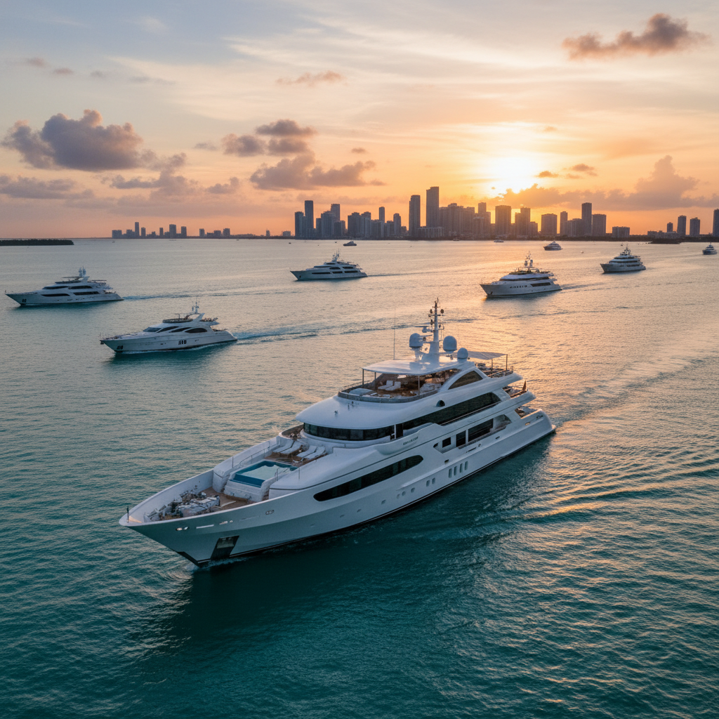 Superyacht & megayacht charters in Miami (requirements)