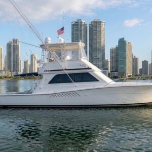 46ft Viking Yacht Rental Panama 🎣 | Sportfishing & Cruising