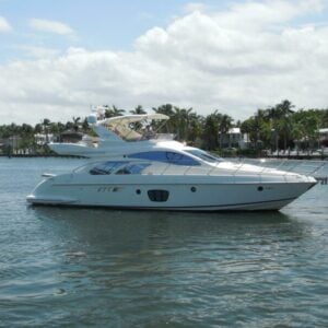 57ft Azimut “Monaco” Yacht Charter Miami ✨ | European-Style Luxury Charter
