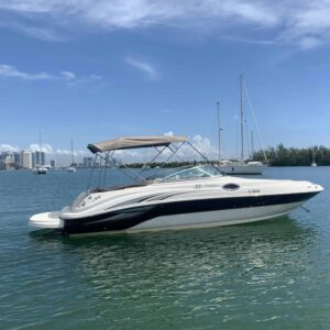 26ft’ Sea Ray Boat Rental in Miami | Affordable Small Yacht Charter