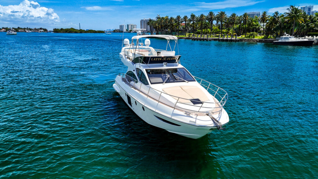 Azimut 53 “Latin Flow” (2015) 👑 | Exclusive Charter Adventure from $1300 2 %Miami Yacht Rentals%