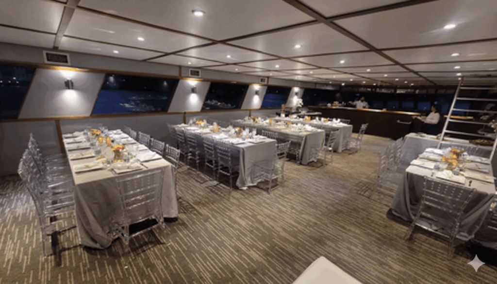 🎵 Baysurf — Mini Cruise • Yacht Venue for Large Events | 32 %Miami Yacht Rentals%