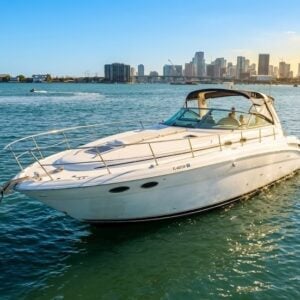 45ft Sea Ray “MR GEM” Yacht Charter Miami ✨ | Sandbar & Bay Escape