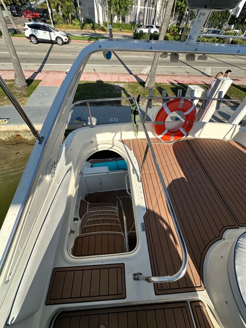 50ft Maxum Miami Mistress 🥂 | Exclusive Charter Adventure from $900 11 %Miami Yacht Rentals%