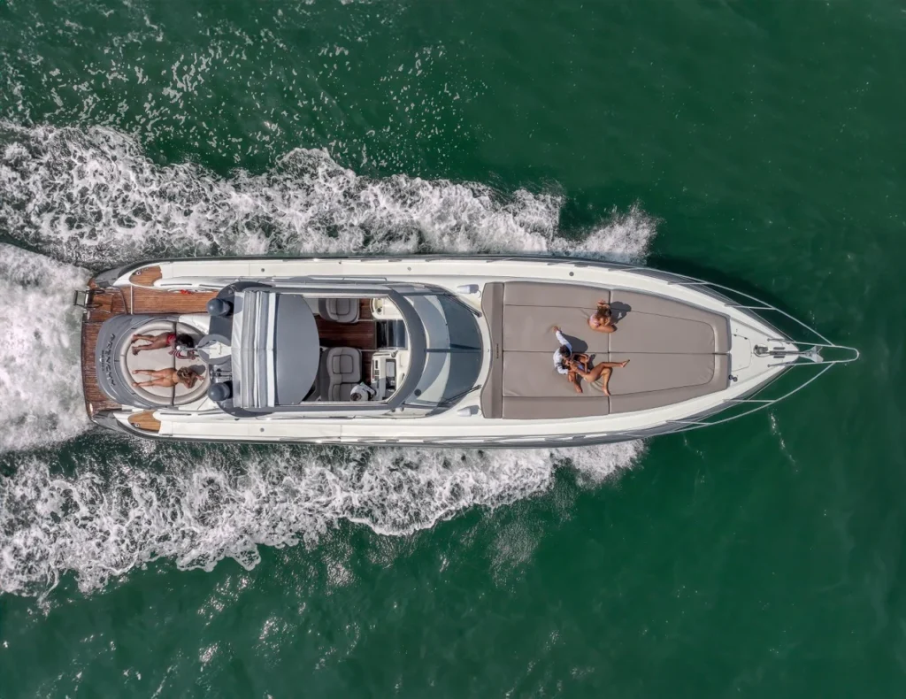 ✨Frenchy —60ft' Sunseeker Yacht Charter (Miami River) | Free Hour 3 %Miami Yacht Rentals%