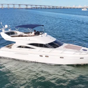 60ft Viking Princess Yacht Rental Miami 👑 | Exclusive Charter Adventure from $1000