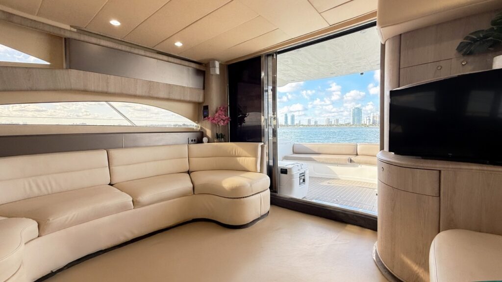 60ft Viking Princess Yacht Rental Miami 👑 | Exclusive Charter Adventure from $1000 4 %Miami Yacht Rentals%