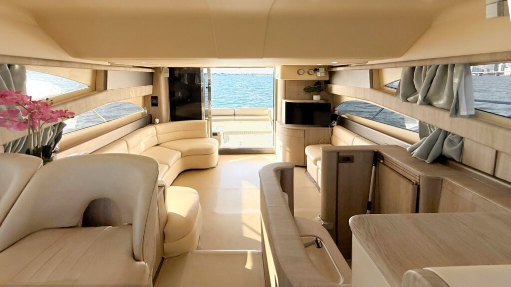 60ft Viking Princess Yacht Rental Miami 👑 | Exclusive Charter Adventure from $1000 2 %Miami Yacht Rentals%