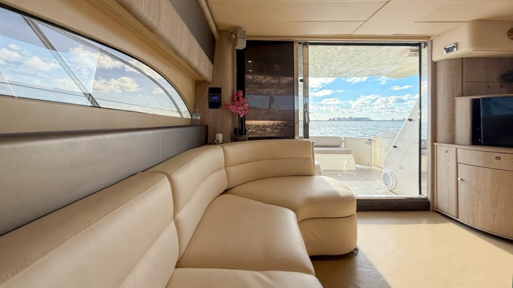 60ft Viking Princess Yacht Rental Miami 👑 | Exclusive Charter Adventure from $1000 11 %Miami Yacht Rentals%