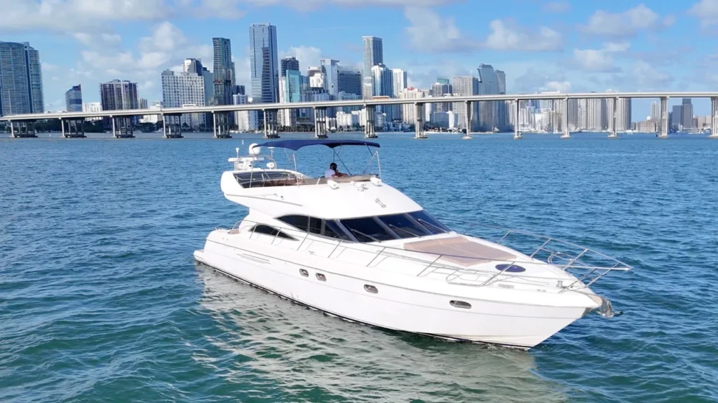 60ft Viking Princess Yacht Rental Miami 👑 | Exclusive Charter Adventure from $1000 3 %Miami Yacht Rentals%
