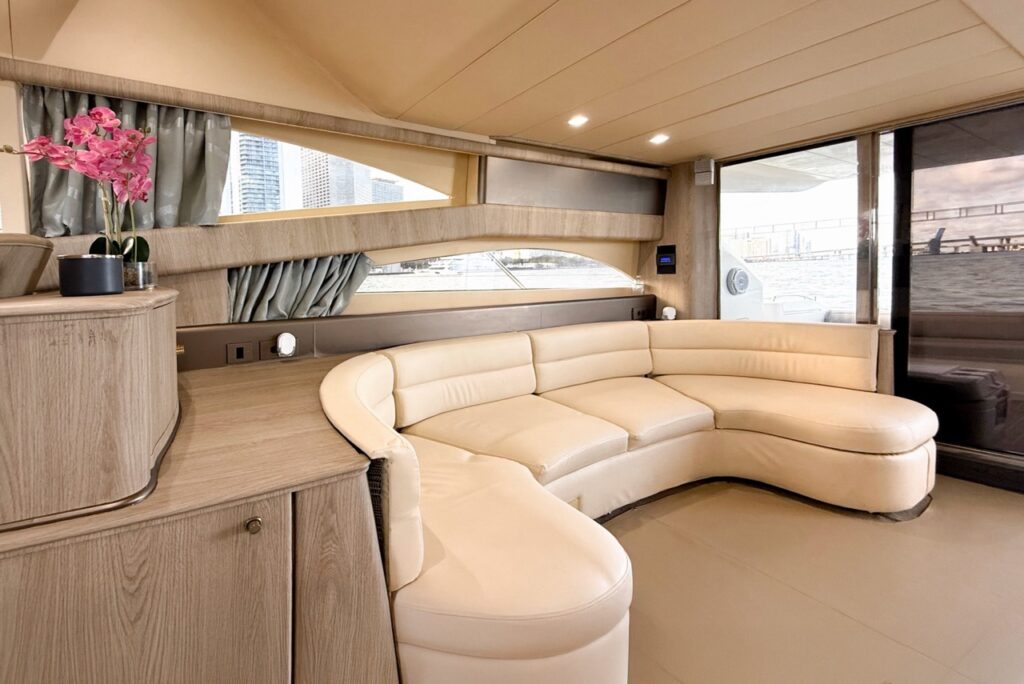 60ft Viking Princess Yacht Rental Miami 👑 | Exclusive Charter Adventure from $1000 8 %Miami Yacht Rentals%