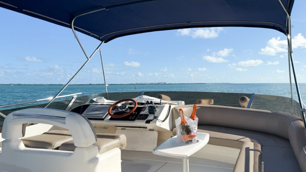 60ft Viking Princess Yacht Rental Miami 👑 | Exclusive Charter Adventure from $1000 6 %Miami Yacht Rentals%