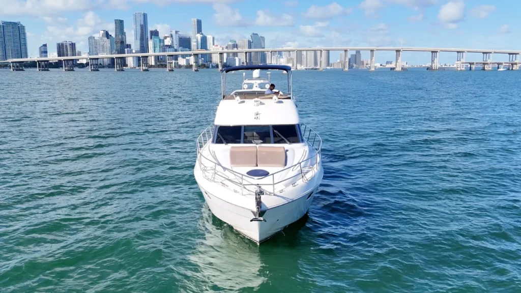 60ft Viking Princess Yacht Rental Miami 👑 | Exclusive Charter Adventure from $1000 4 %Miami Yacht Rentals%