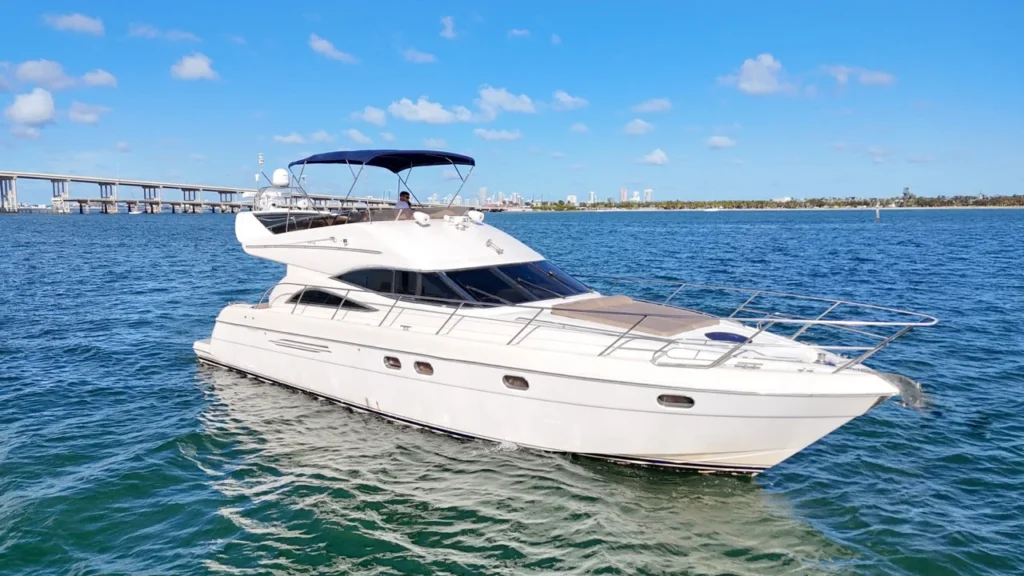 60ft Viking Princess Yacht Rental Miami 👑 | Exclusive Charter Adventure from $1000 5 %Miami Yacht Rentals%