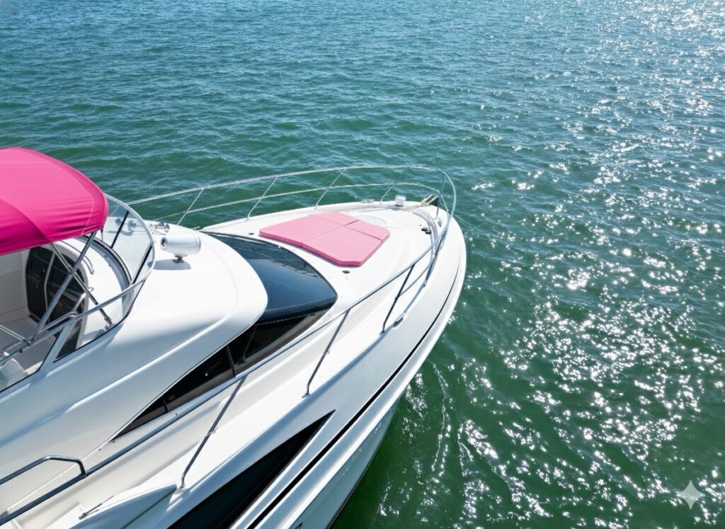 Silverton 50 ft Pink Escape Yacht — Regal Marina (Miami River) • Pink Yacht Charter 5 %Miami Yacht Rentals%