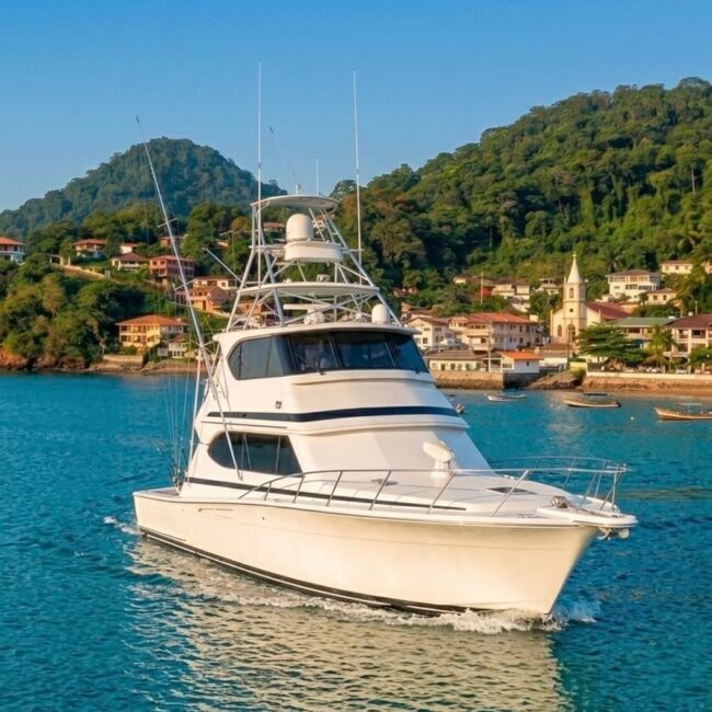 Alquiler de yate Bertram “Miss Escondida” de 60 pies en Panamá