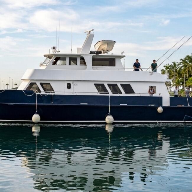 Alquiler de yate en Panamá, yate tipo “Trawler” modelo "Sixty Plus" de 75 pies